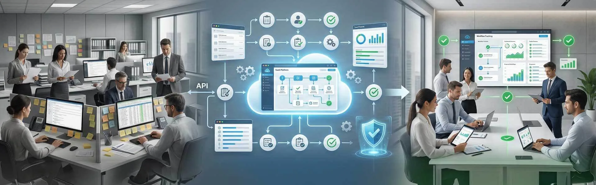 Custom SaaS workflow automation platform