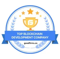 GoodFirms Top Blockchain Development Company Award
